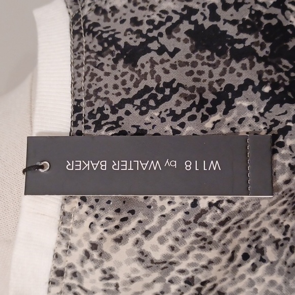 W11 by Walter Baker "Florentina" Snakeskin Animal Print Top NEW Sz. Sm - Picture 3 of 10